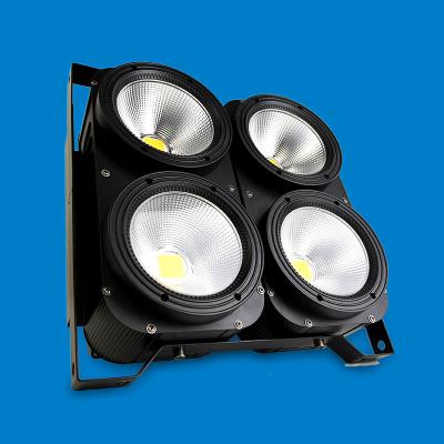 China Warm / Cool White 4*100w 4 Stage DMX Eyes COB Stage Par Blinder Lighting for sale