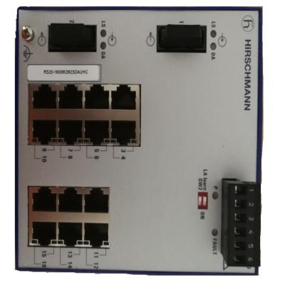 China Hirschmann RS20-1600M2M2SDAUHH/HC09.0 16 Port Industrial OpenRail Fast Ethernet Switch RS20-1600M2M2SDAUHH09.0. for sale