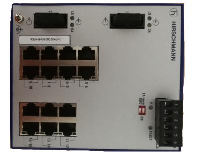 China Hirschmann RS20-1600M2M2SDAEHH/HC09.0.managed OpenRail industrial fast Ethernet switch RS20-1600M2M2SDAEH09.0. for sale