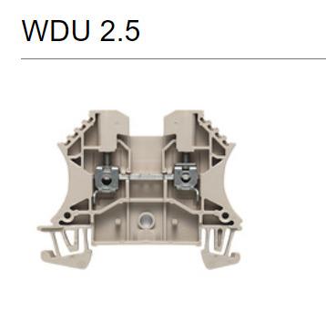 China Trough Screw Connection WDU 2.5 Wire Crimp Weidmuller Fuse Terminal Block Connector 1 - A.W.G. 5 for sale