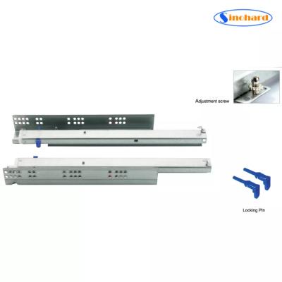 China China Drawer End Easy Installation SINOHARD Telescopic Undermount Soft Slides for sale