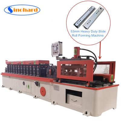 China Automatic Factory Channel Heavy Duty 53mm Telescopic Slide Making Machine for sale