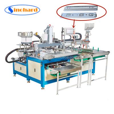 China Full Automatic Channel 45mm Drawer Slide Telescopic Assembly Machine From Factory for sale