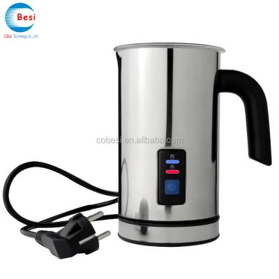 China Hotel Automatic Electric Milk Frother With 202 Stainless Steel Electric Bottle for sale