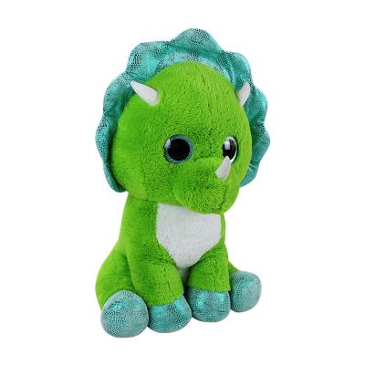 China Hot Sales Plush Toy Cute Baby Triceratops Plush Stuffed Animals Toys Custom Creative Design Dinosaur Stuffed for sale