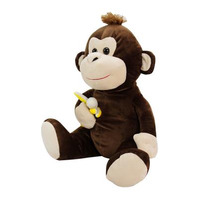 China Wholesale Monkey Toy Stuffed Plush Animal Toy For Kids Gift Monkey Plush Toy for sale