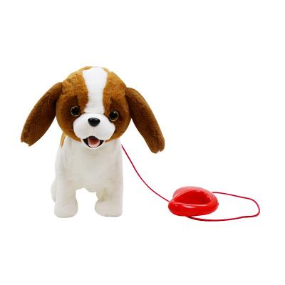 China Custom Electric Plush Barking Dogs Plush Walking Cute Plush Dog for sale