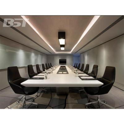 China Large Large Revolving Modern Meeting Room 10 12 16 20 Person Conference Table White Rectangular for sale