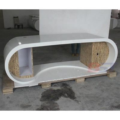 China Hot Sale Google Shape Artificial Stone Seamless-Joint Custom Unique Modern Office for sale