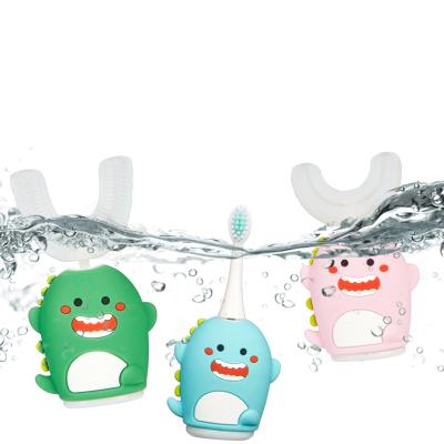 China Cartoon Amazon Hot Sale 360 ​​Degree Children's Electric Toothbrush Home Rechargeable Automatic Cordless Toothbrush for sale