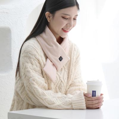 China Medium Premium USB Rechargeable Battery Powered Heated Scarf Graphene Winter Heated Scarf for sale