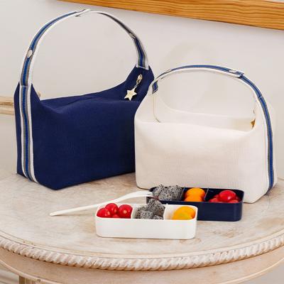 China Fashion Bento Lunch Bag Office Worker Packaging Insulated Single Thermal Lunch Bag for sale