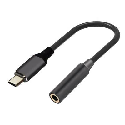 China Multimedia 32bit 384Mhz USB-C to 3.5mm Audio Cable with Type-C DAC Chip for Earphone Earphone for sale