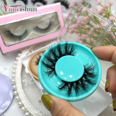 China Wholesale Natural Long Eyelash Extension Strips D Loop Strip 10mm Russian Eyelashes 5D 3D Thick Fluffy Mink Lashes Vendor for sale