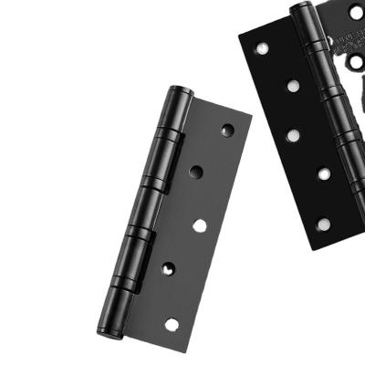 China Traditional Wholesale Black Silver Stainless Steel Door Hinges Door Connector for sale