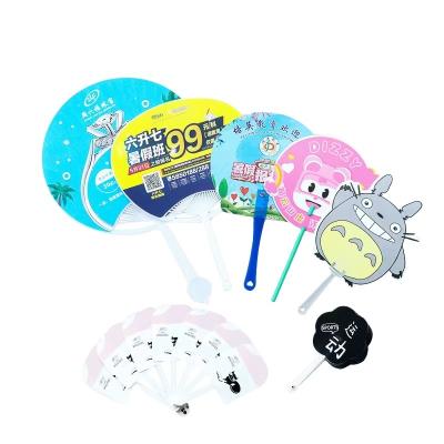 China China Manufacturers Fan Handle Plastic Fan Custom Advertising Gift Advertising Fan Promotional Cartoon for sale