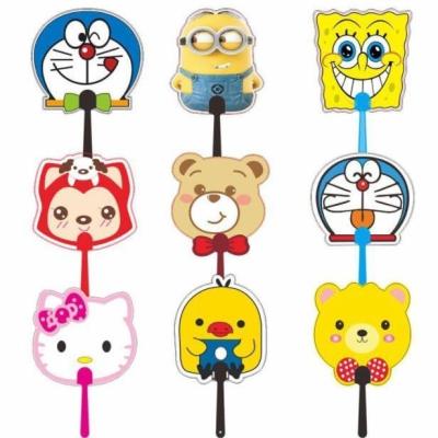 China Custom Printing China Advertising Plastic Fan Logo Hand Fan For Promotion Cute Cool PVC Hand Fan for sale