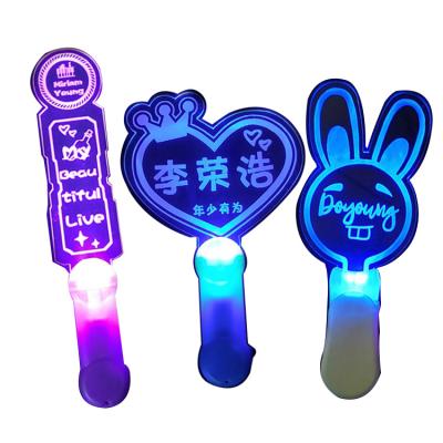 China Wholesale ABS+Acrylic Factory Order Custom Light Stick LED Flashlight Concert Party For Glow Stick for sale