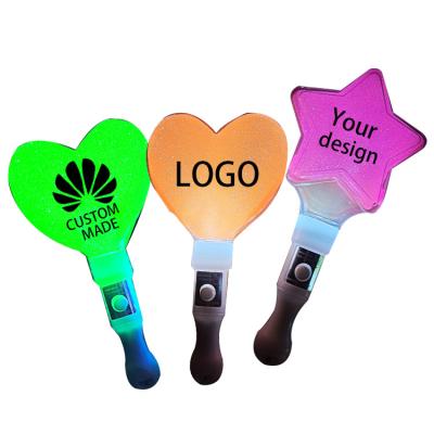 China Party Occasion Factory Customized Logo Love LDE Light 5 Star Concert For Glow Stick for sale