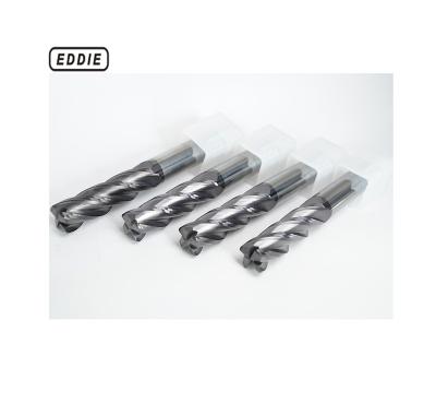 中国 Carbide EDDIE Solid Carbide Hard Metal 2/3/4 Flute End Mill CNC Rough Milling Cutter For Wood Steel 販売のため