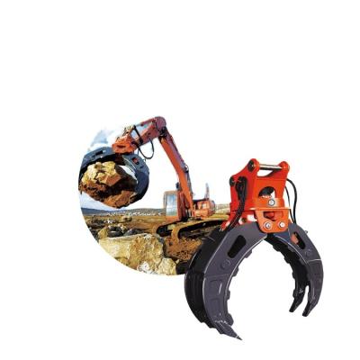 中国 Construction EDT Stone Grapple FGW 10 Loader Machinery For Excavator 販売のため