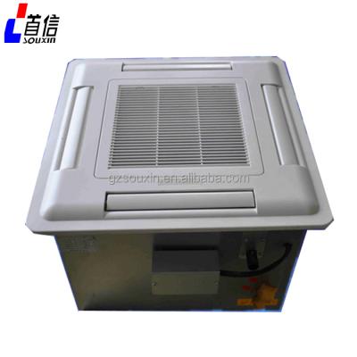 China Cassette Fan Coil Unit Industrial Hydronic Ceiling Hidden Fan Coil Unit Auto Air Conditioning Ducts for sale