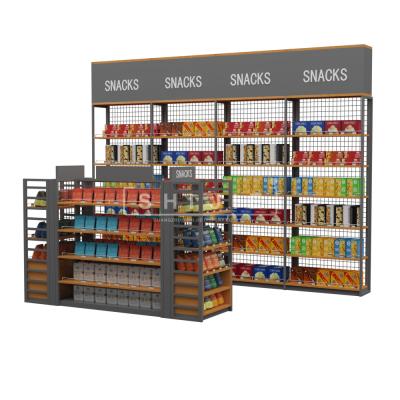 China OEM Supermarket Display Shelving Double Sided Heavy Duty Mix Color For Store for sale