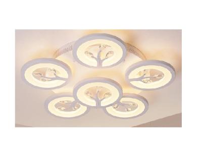 China Surface Mounted Indoor Led Ceiling Light Round Shape Modern Acrylic Size63cm for sale