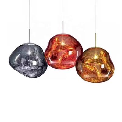 China Modern Pendant Colorful Arcylic LED Stone Lighting Mordern Floor Light Table Light Height 30cm for sale