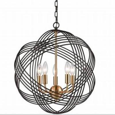 China Industrial Ring Chandelier for Living Room Pendant Light Iron Pendant Lighting for sale