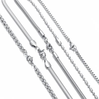 China CLASSIC CLASSIC Chain Necklace in Rolo Stainless Steel Women Jewelry fashion part of men's gift storing silver classic stone OEM unisex place for sale