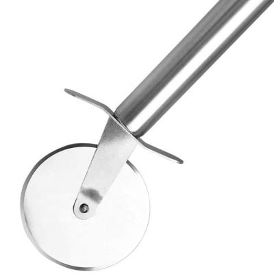 China Sustainable Good Price Pizza Cutter Kitchen Tools Pizza Cutter Wheel Stainless Steel Fast Delivery for sale