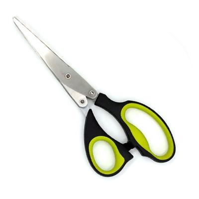 China Multi Functional Home Kitchen Cutting Shallot 5 Blades Kitchen Scissors Stainless Steel for sale