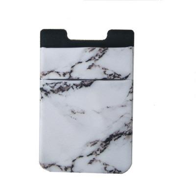 China Phone Credit Card Holder 3m Sticker Smart Wallet Card Holder Silicone Mobile Phone ID Card Holder for sale