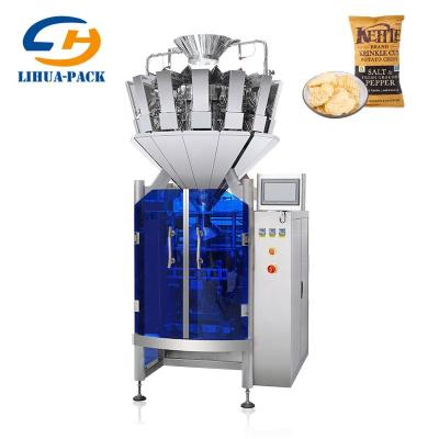 China High Speed ​​Potato Chip Friench Fries Packaging Food Factory Direct Sales Vertical Nitrogen Machine for sale