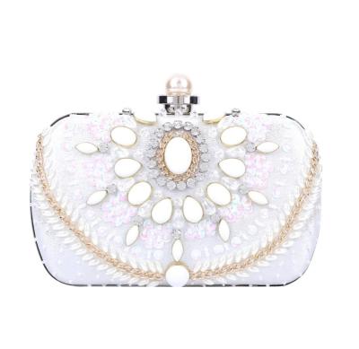 China Fashion Acrylic Women's Diamond Crystal Rhinestone Clutch Bags for Evening /wedding /Bridesmaid for sale