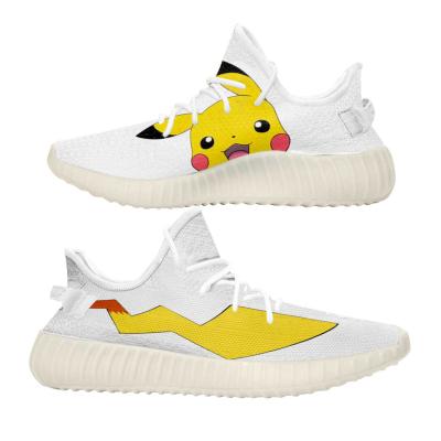 China Fashion Trend DIY Anime Sneakers Fan Custom Basketball Trainers Pikachu Tail Shoes Pokemon Custom Shoes for sale