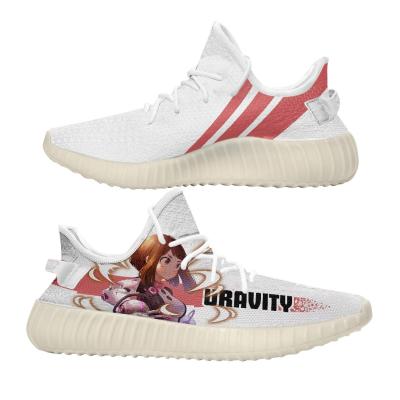 China Fashion Trend DIY Anime Sneakers Fan Custom Basketball Trainers Ochako Uraraka Shoes My Hero Academia Anime Shoes for sale