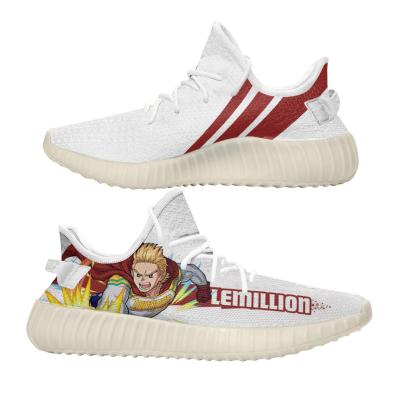 China Fashion Trend DIY Anime Sneakers Fan Basketball Coaches Mirio Togata Lemillion Shoes My Hero Academia Custom Shoes for sale