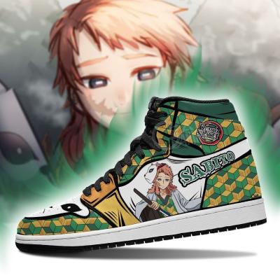 China Fashion Trend DIY Anime Fan Sabito Costume Demon Slayer Men's Women's Basketball Shoes Trainers Sports Shoes for sale