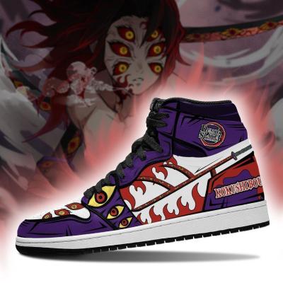 China Fashion Trend DIY Anime Fan Kokushibou Costume Demon Slayer Men's Women's Basketball Shoes Trainers Sports Shoes for sale