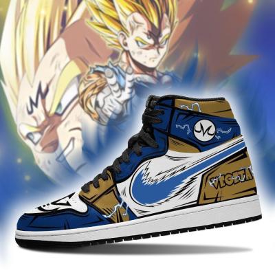 China Fashion Trend DIY Anime Fan Vegeta Dragon Ball Z Dragon Ball Z Mens Womens Basketball Shoes Trainers Custom Made Sports Shoes for sale