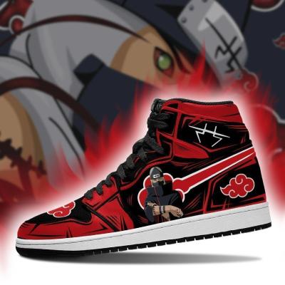 China Fashion Trend DIY Anime Fan Sneakers Kakuzu Akatsuki Mens Womens Basketball Shoes Trainers Custom Made Sports Shoes for sale