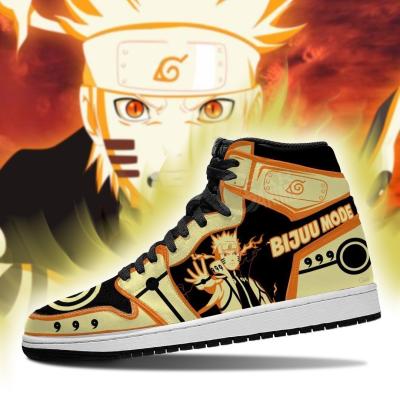 China Fashion Trend DIY Anime Fan Nine Tails Chakra Sneakers Women Mens Basketball Shoes Trainers Custom Made Sports Shoes for sale