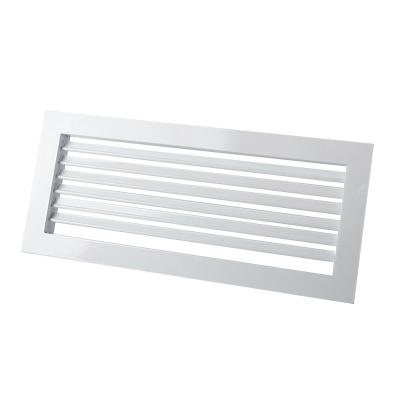 China Easy Installation Aluminum Single Clearance Adjustable Canopy Supply Air Grilles for sale