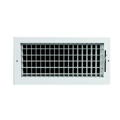 China HVAC Modern Double Adjustable Louver Grille Air Deflectors For Ceiling Ducts for sale