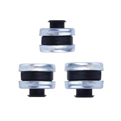 China Reduce Noise And Shock Set Of 4 Rubber Vibration Damper Mounts Rubber Isolation Pad Ceiling Hanger For Air Conditioner for sale