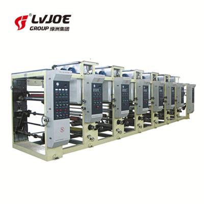 China Film Printer 3 Color OPP BOPP PE LDPE PP HDPE PVC Sheet Gravure Printing Machine Price for sale