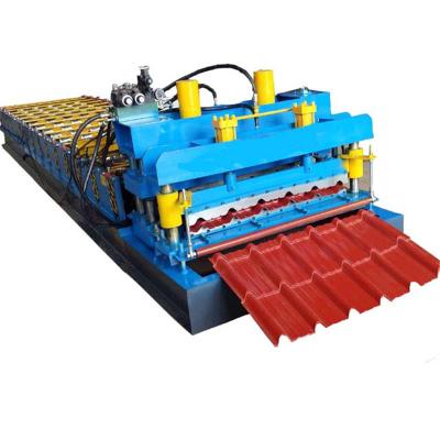 China Construction worksÂ   850 Corrugated Metal Sheet Roofing Water Corrugation Aluminum Roof Roll Forming Machine for sale