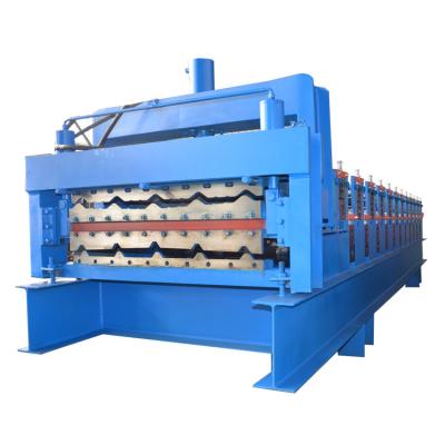 China Top Quality Metal Long Time Use Roughing Roll Forming Machine Double Deck Roll Forming Machine for sale